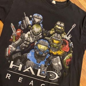 Vintage halo reach video game promo T-shirt